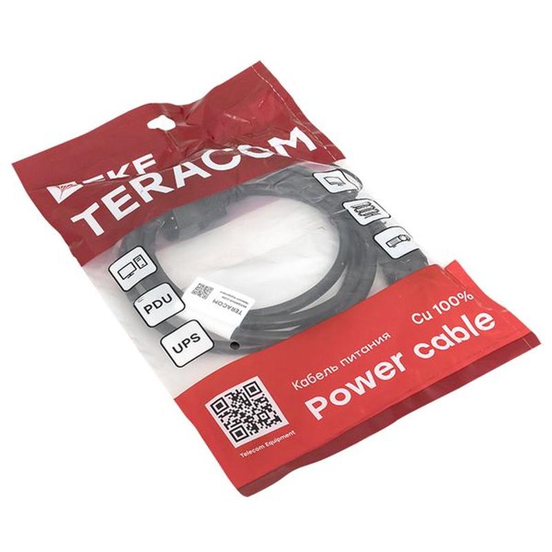 Кабель питания TERACOM для PDU IEC 60320 C13 - IEC 60320 C14 сечение 3x1,5мм2 250В 10A 2 м | TRC-PCA-C13-C14-2M | EKF — миниатюра 9
