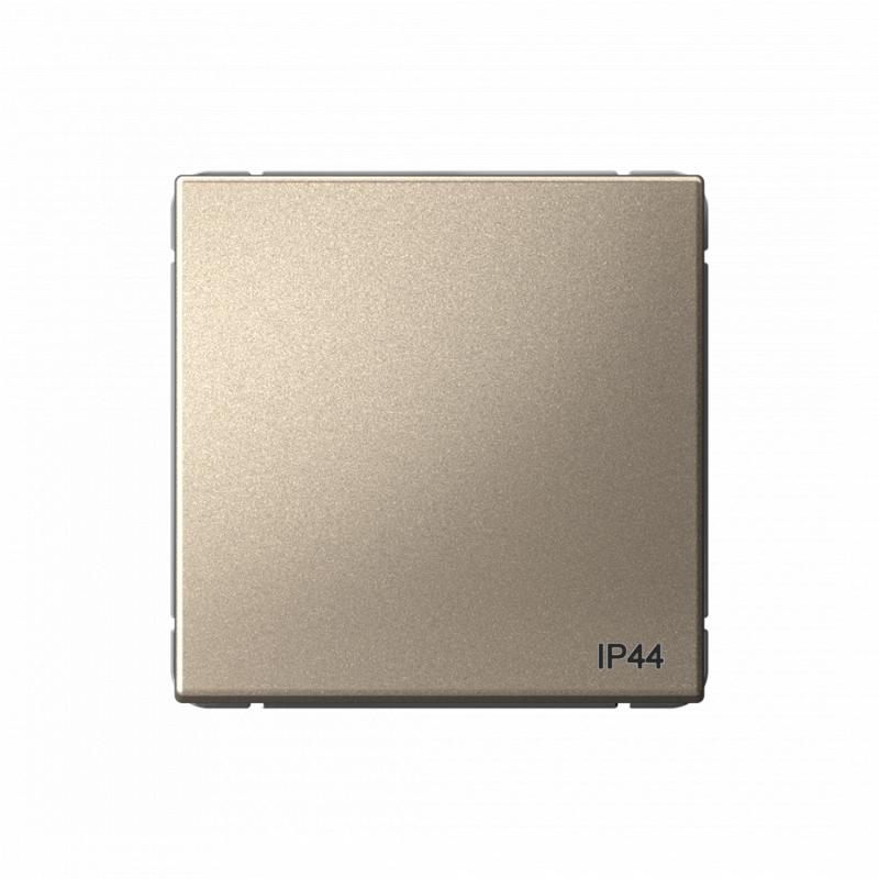 ArtGallery Шампань Переключатель 1-клавишный IP44, 10АХ, механизм | GAL440561 | SE — миниатюра 1