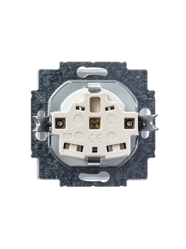Розетка SCHUKO 16А 250В, серия solo/future, цвет белый бархат | 2011-0-6208  | 2CKA002011A6208 | ABB — миниатюра 3