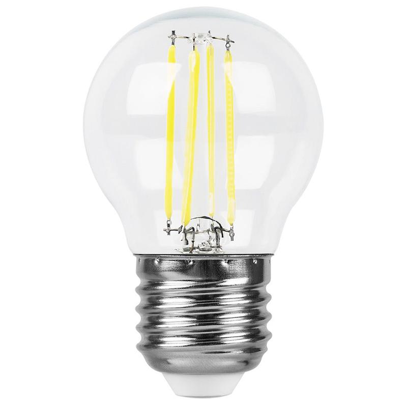 Лампа светодиодная, (11W) 230V E27 6400K прозрачная, LB-511 — миниатюра 2