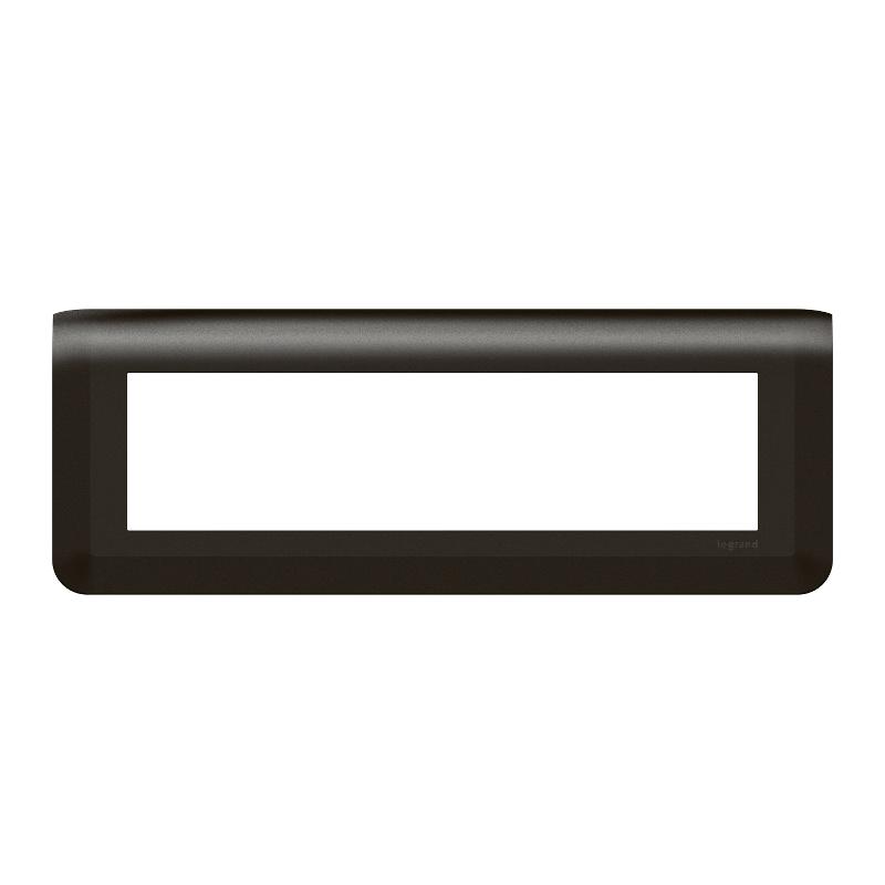 Рамка - Mosaic - 8 модулей - матовая черная | 079058L | Legrand — Legrand