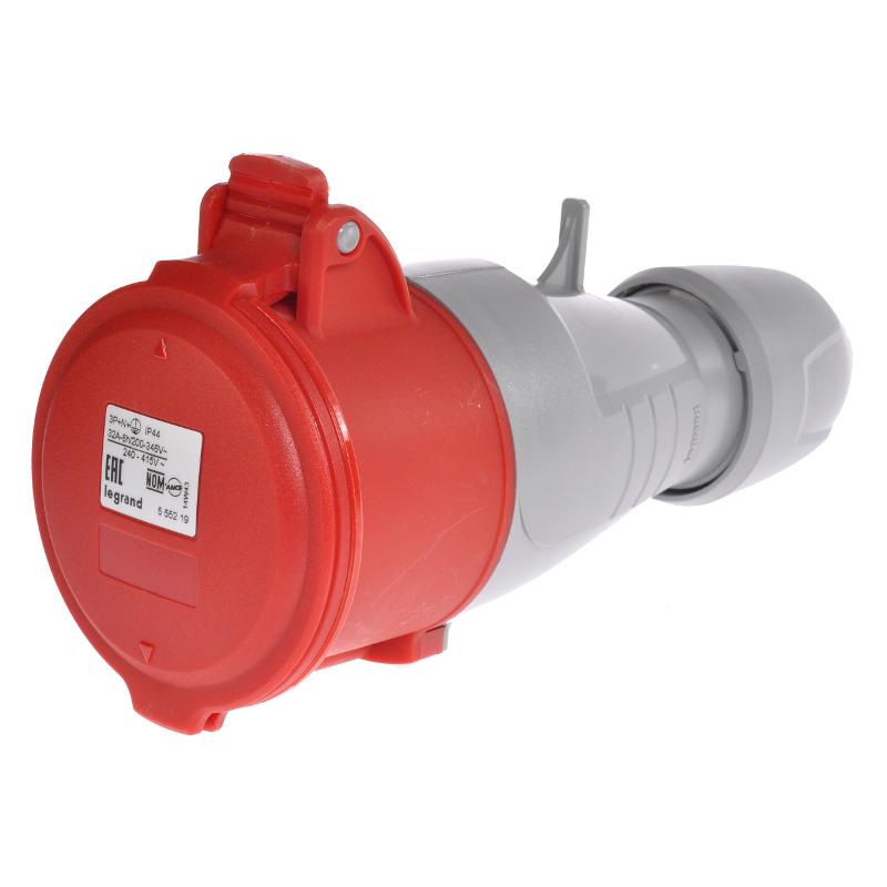 Мобильная розетка - P17 Tempra Pro - IP 44 - 380/415 В~ - 32 A - 3К+З — миниатюра 3
