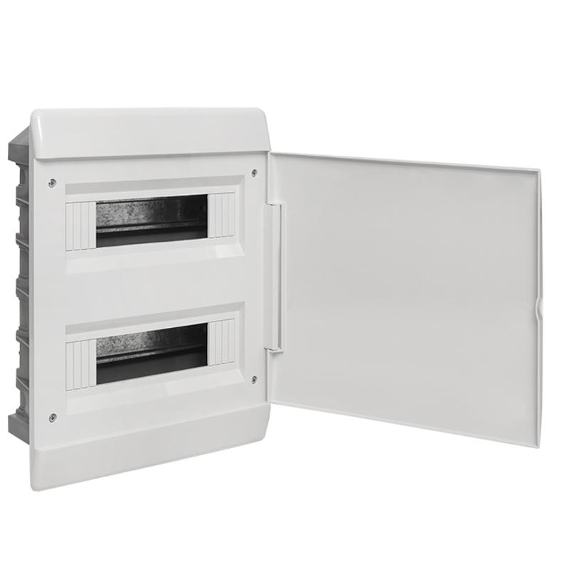 Щит распределительный встраиваемый ЩРВ-П-24 "SlimBox" белая дверца IP41 PROxima | sb-v-24w | EKF — миниатюра 4