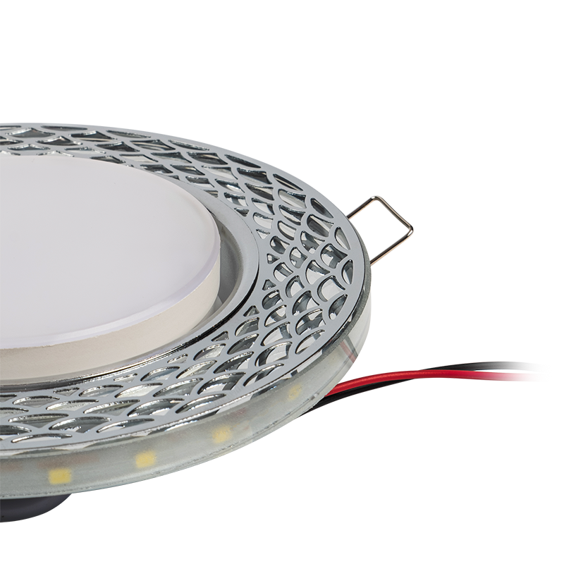 Светильник точечный встраиваемый под лампу PGX53d MN21-Chrome с подсветкой | .5020115 | Jazzway — миниатюра 6