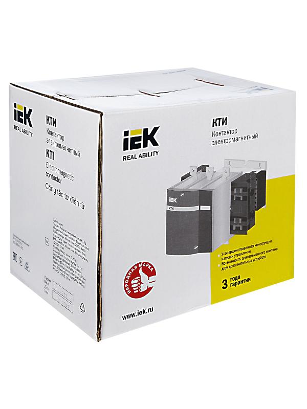 Контактор КТИ-5150  150А  230В/АС3  | KKT50-150-230-10 | IEK — миниатюра 9