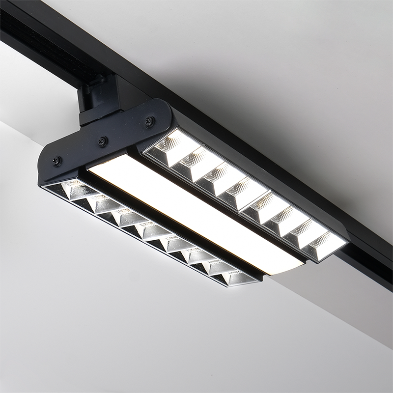 Светильник светодиодный трековый PTR 2260R 1F2S 60w 3000K 60°,120°,60° BL (чёрный) 280mm IP40 | .5039551 | Jazzway — миниатюра 5