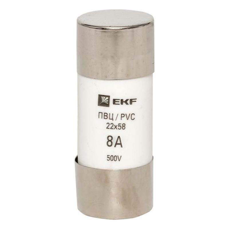 Плавкая вставка цилиндрическая ПВЦ (22х58) 8А | pvc-22x58-8 | EKF — миниатюра 3