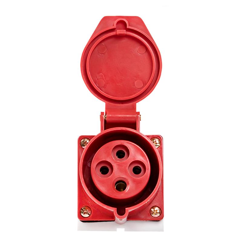 Розетка стационарная наружная 124 3Р+РЕ 32А 380В IP44 EKF PROxima | ps-124-32-380 | EKF — миниатюра 5