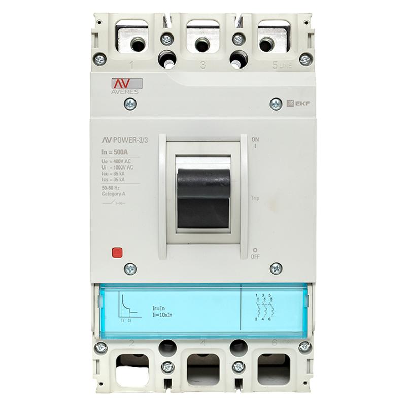 Выключатель автоматический AV POWER-3/3 500А 35kA TR | mccb-33-500-TR-av | EKF — миниатюра 9