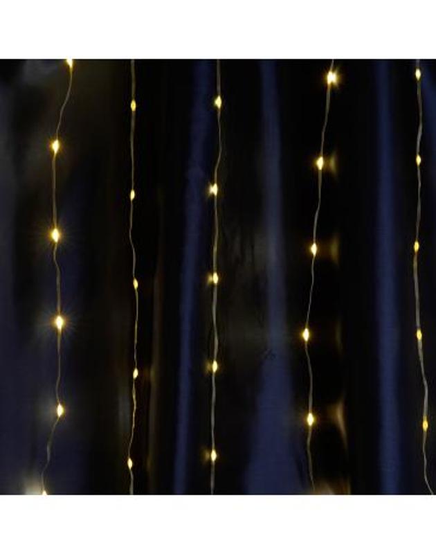 Гирлянда - занавес Водопад 230V 450 LED 3*3м, 2700K с контроллером, IP44 , сетевой шнур 3м в комплекте, CL28 | 48603 | FERON — фото 1 | Sento