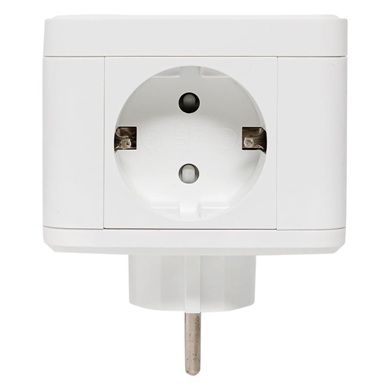 Тройник "Куб" 2 гнезда 2USB 2,4А+Type C + Ночник | UBA-CUB-T2-TC | EKF — миниатюра 5