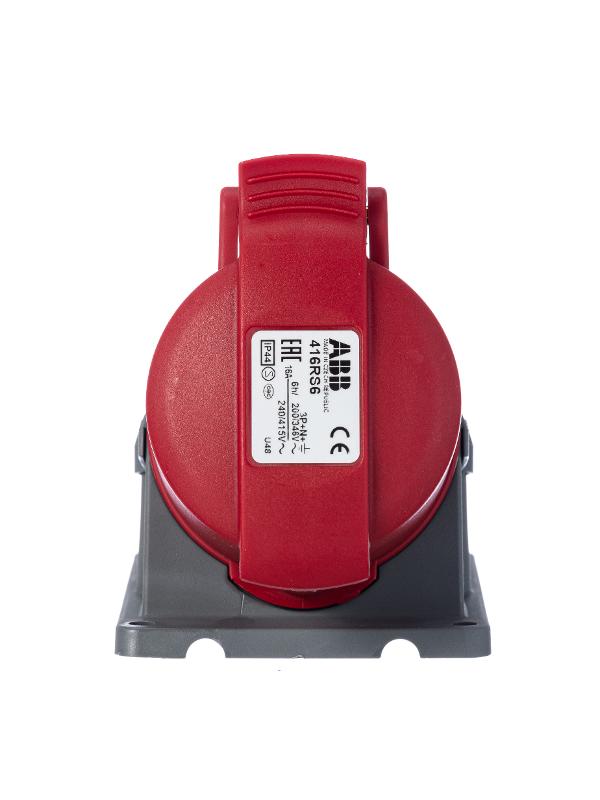 Розетка для монтажа на ПОВЕРХНОСТЬ 16A. 3P+N+E. IP44 416 RS6 | 2CMA193115R1000 | ABB — миниатюра 4