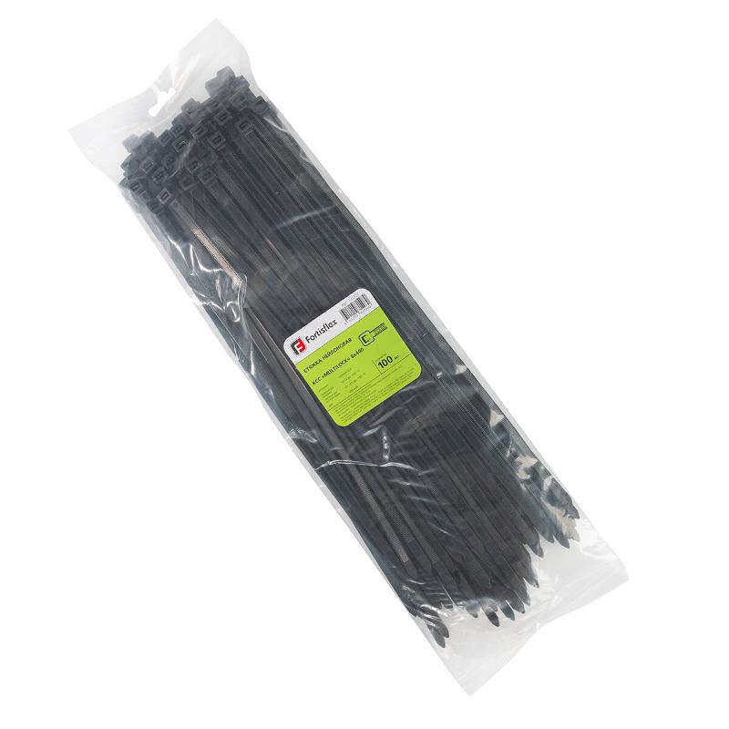Стяжка нейлоновая КСС «MULTILOCK» 8х400 (черн) (100шт) | 102327 | Fortisflex — Fortisflex