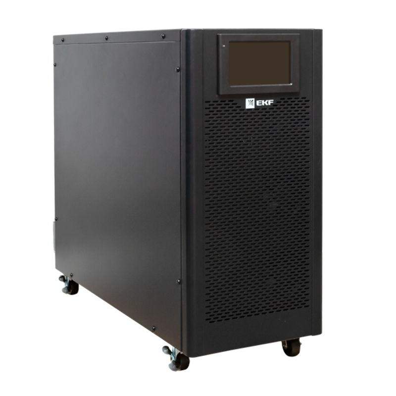 ИБП двойного преобразования E-Power SW900Pro - G5 10кВА/10кВт напольный,3х фазный 3/3,400В, c АКБ 20х 12В_9Ач, 5 минут | SW901Pro-T-B9-G5 | EKF — миниатюра 7