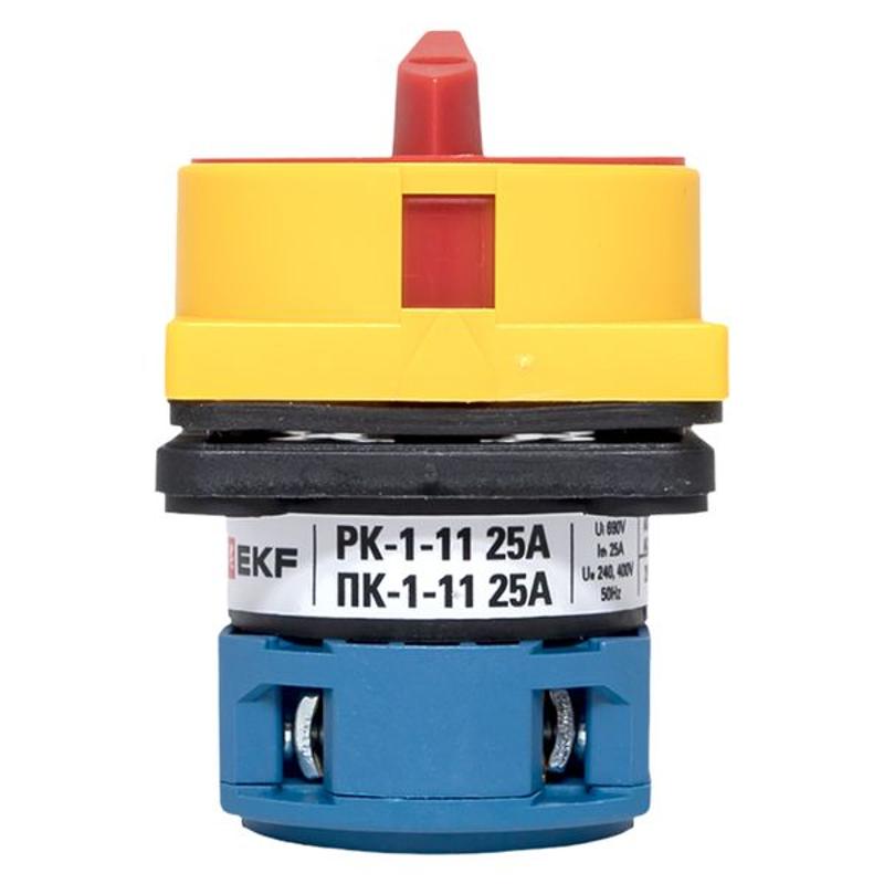 Переключатель кулачковый ПК-1-11 25А 1P "0-1" с блокировкой IP65  PROxima |pk-1-11-25-a65| EKF — миниатюра 19