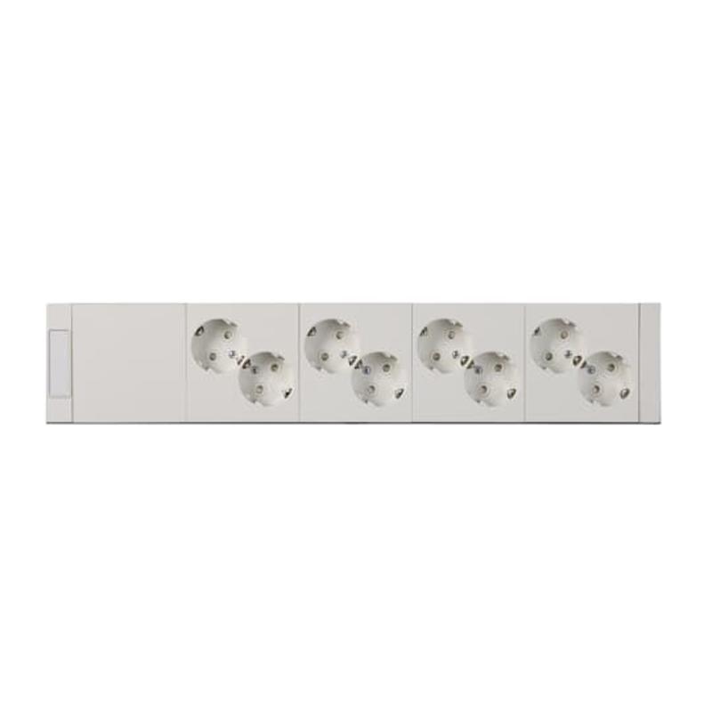 Блок розеток в сборе, ProDuct, 8xShuko, белая | AUD14-214 | 2TKA00000825 | ABB — ABB