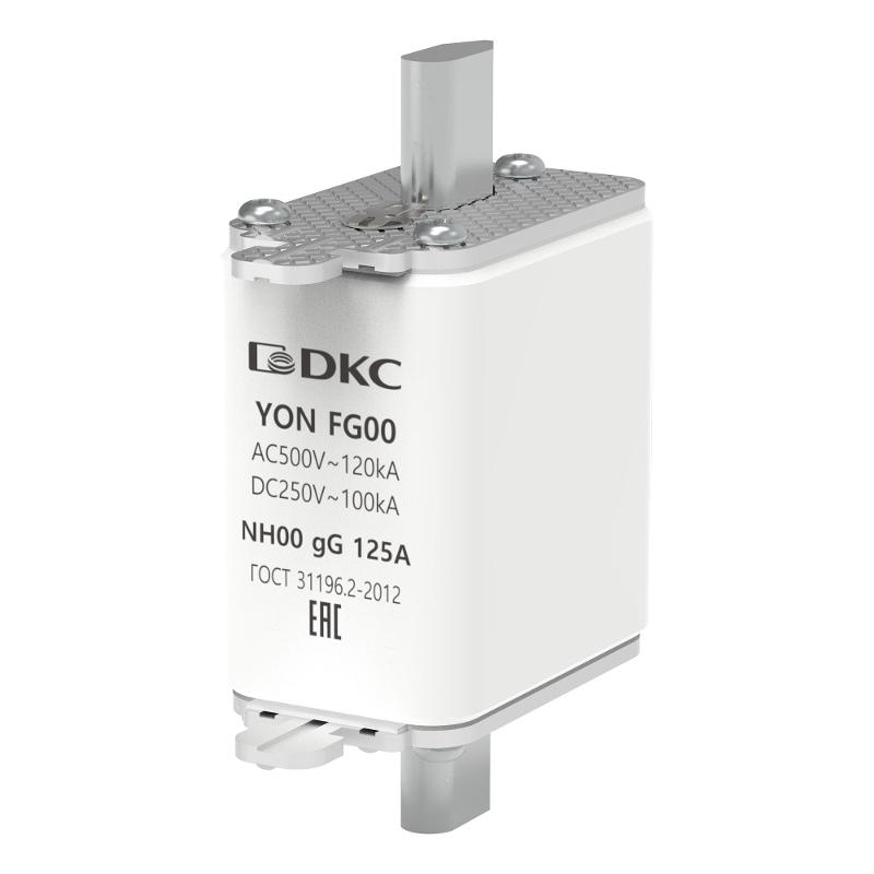 Предохранитель YON ножевого типа FG00 с одинарной индикацией 125А | 1FG00-0125 | DKC — DKC (ДКС)