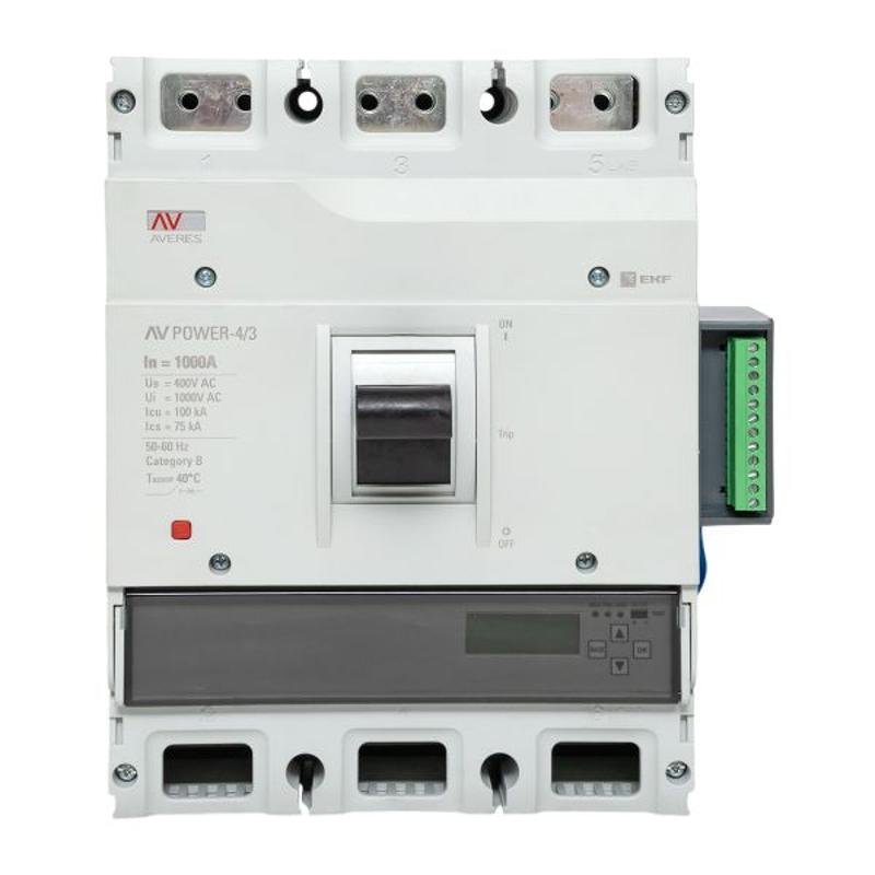 Выключатель автоматический AV POWER-4/3 1000А 100kA ETU6.2 AVERES | mccb-43-1000H-6.2-av | EKF — миниатюра 17