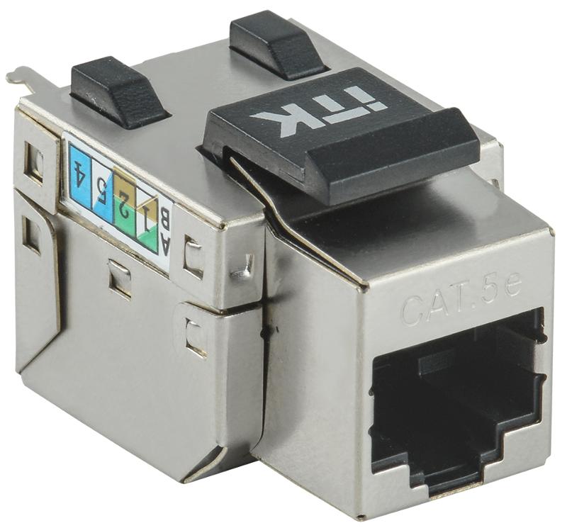 Модуль Keystone Jack кат. 5E FTP 110 IDC 90 град. розет. | CS1-1C5EF-11 | ITK — ITK