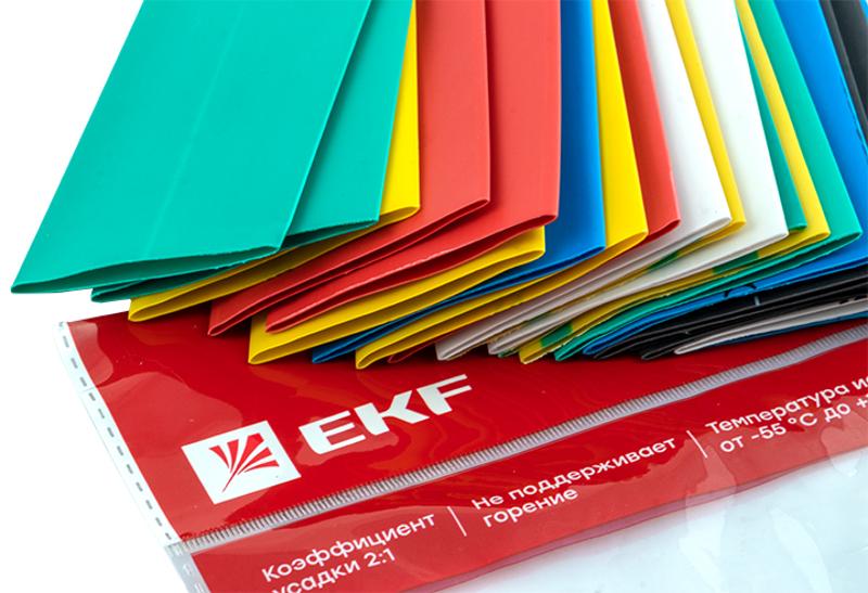 Термоусаживаемая трубка ТУТ нг 30/15 набор:7 цветов по 3шт. 100мм. EKF PROxima | tut-n-30 | EKF — миниатюра 8