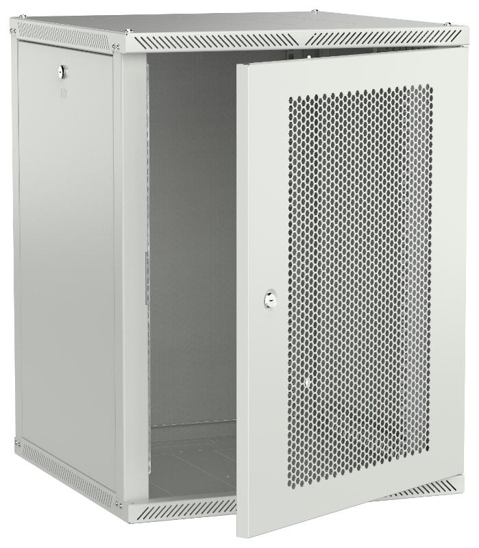 ITK LINEA W Шкаф 15U 600х600мм дверь перф. серый 2.0| LWR3-15U66-PF-2| ITK — ITK