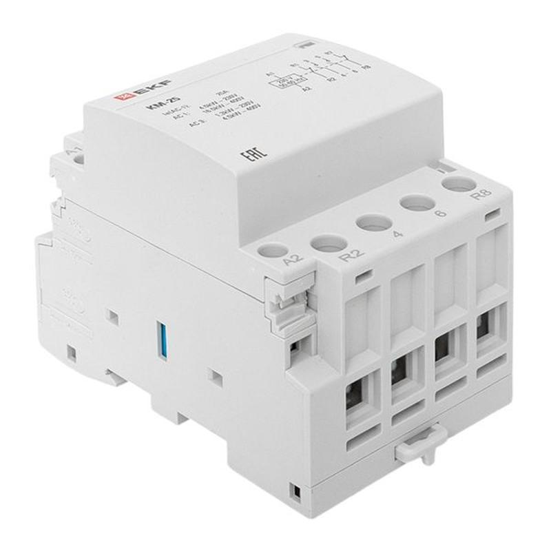 Контактор модульный КМ 25А 2NО+2NC (3 мод.) PROxima| km-3-25-22 | EKF — миниатюра 13