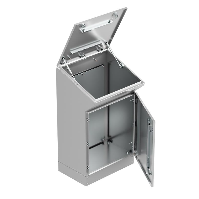 Пульт управления напольный "Inox" AISI304 TP6 IP55 (960х600х400)|mb-inox-96-60-40|EKF — миниатюра 3