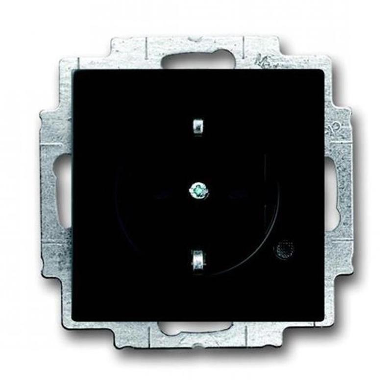 Розетка Schuko с индикацией LED, future, черный бархат | 2013-0-5330  | 2CKA002013A5330 | ABB — ABB