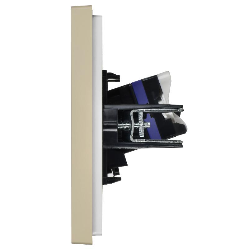 FORTE&PIANO Розетка комп. RJ45 кат.6 FP431 ваниль | FP-K10-2-K10 | IEK — миниатюра 4
