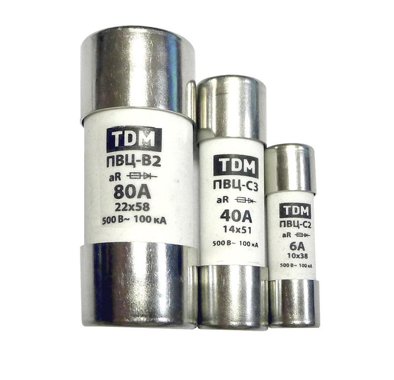 Вставка плавкая ПВЦ-С3 14х51 4А | SQ0729-0013 | TDM — миниатюра 2
