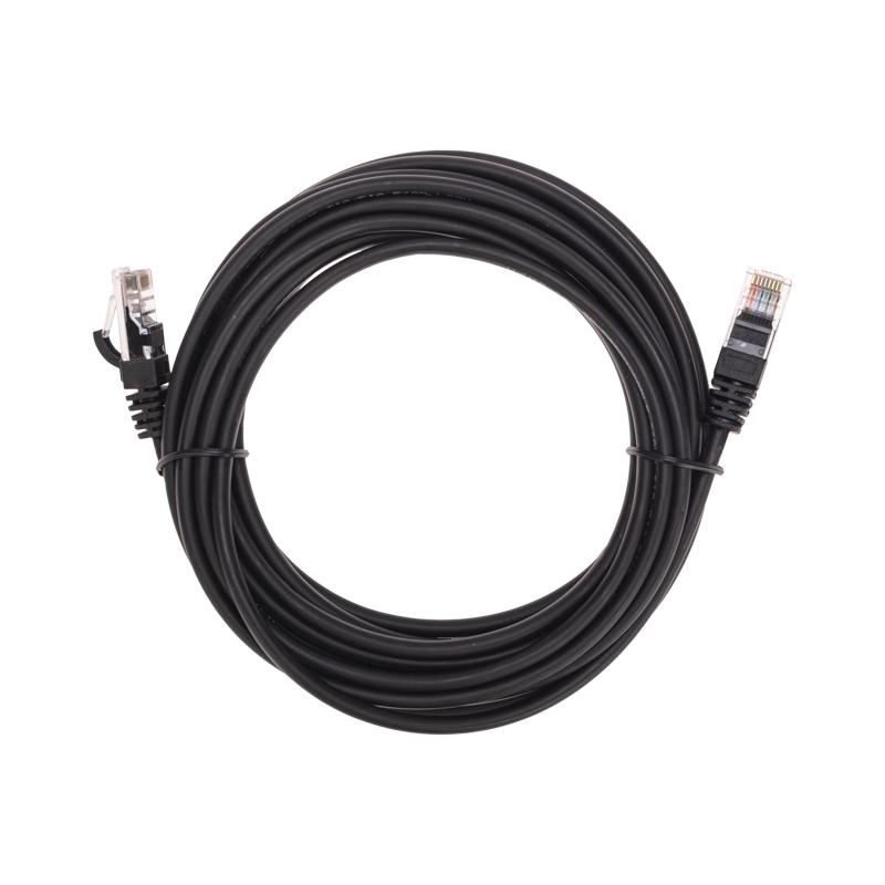Патч-корд U/UTP, CAT 5e, RJ45-RJ45, 26AWG, LSZH, черный, 5м REXANT | 02-0102-5 | REXANT — REXANT