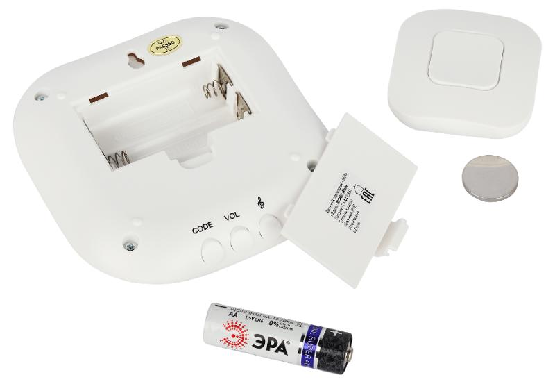 Звонок  ЭРА BIONIC White беспроводной | Б0017748 | ЭРА — миниатюра 4