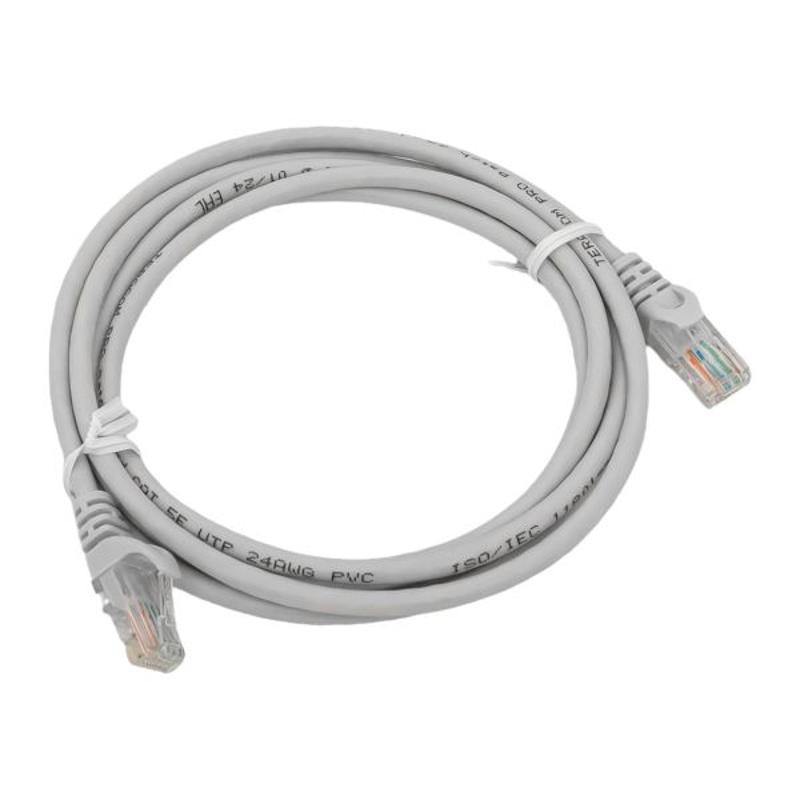 Патч-корд TERACOM PRO Cat.5E неэкранированный UTP оболочка PVC серый (2,0м) | TRP-5EUTP-PVC-2M-GY | EKF — EKF