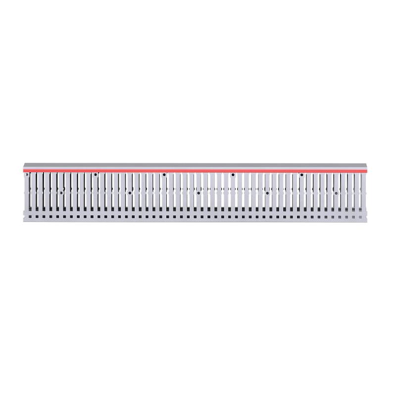 Короб перфорированный серый RL6 40х80 (ШхВ) зуб - 6мм, паз -4мм  | 01127RL |  DKC — миниатюра 2