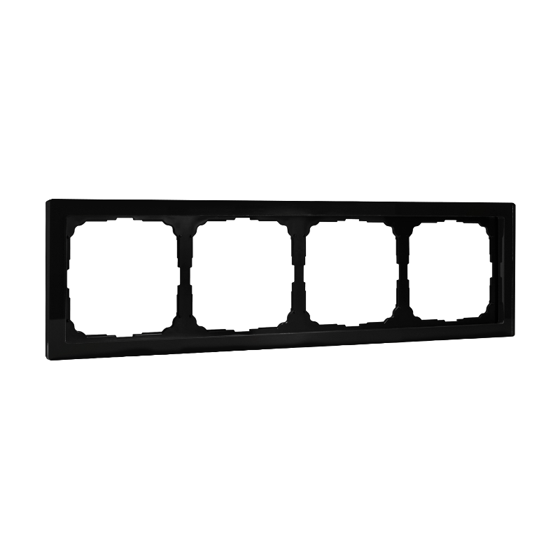 ArtGalery Pure Черный Рамка 4-постовая , органическое стекло | GAL321004 | SE — Systeme Electric