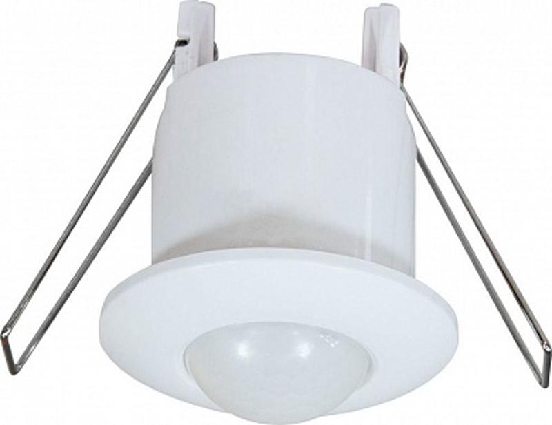 Датчик движения и освещенности SEN50 230V 500W 6m 360° (встраиваемый mini) белый | 22066 | FERON — Feron