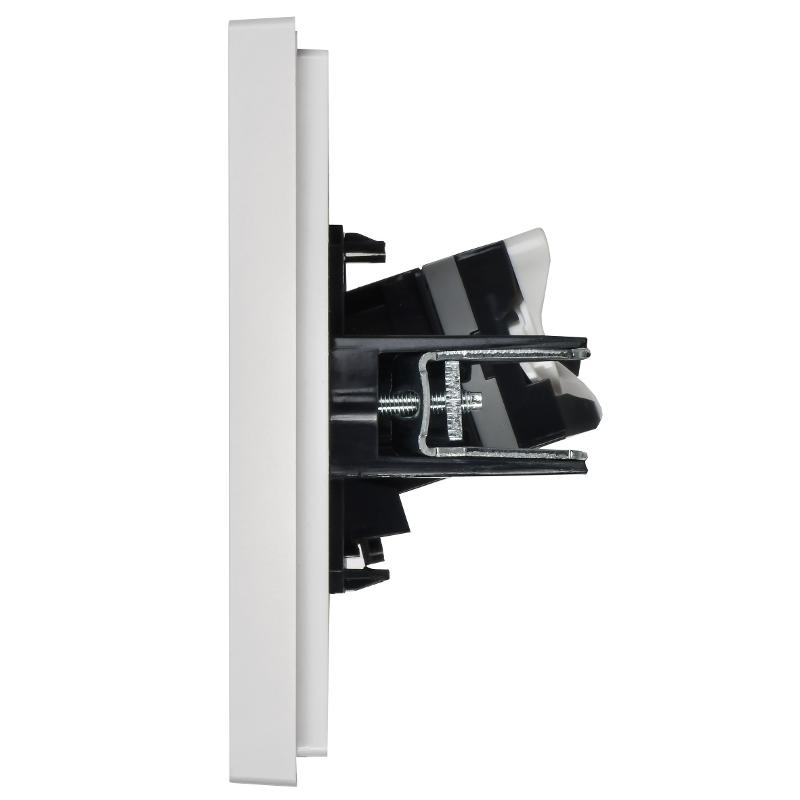 FORTE&PIANO Розетка комп. 2-ая RJ45 кат.5E FP233 белый | FP-K20-1-K01 | IEK — миниатюра 4
