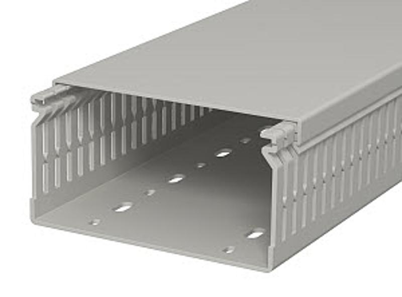 Распределительный кабельный канал LK4 N 60x120x2000 мм (ПВХ,серый) (LK4 N 60120) | 6178213 | OBO Bettermann — миниатюра 2