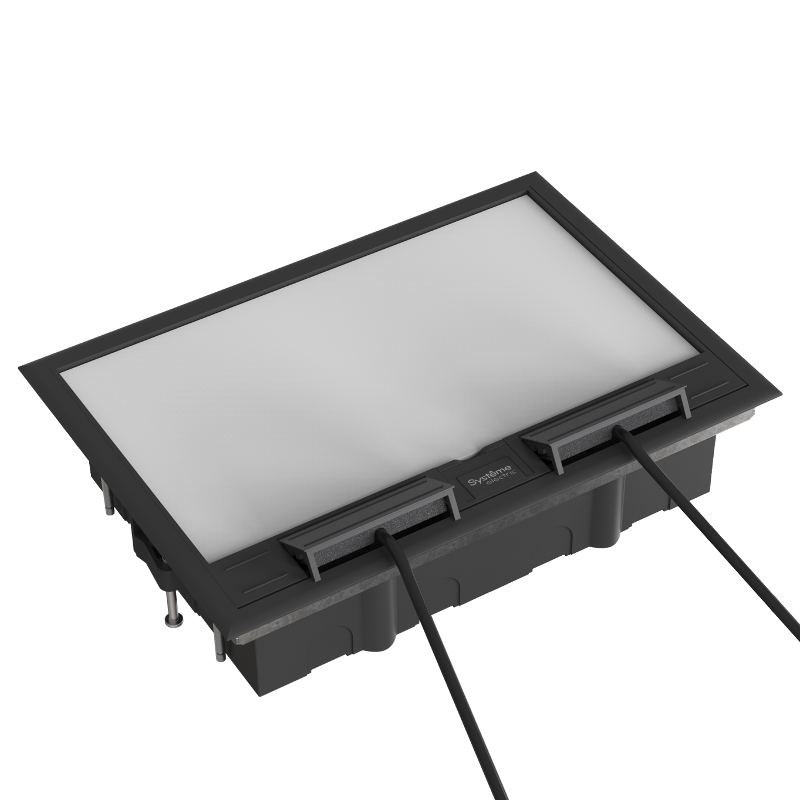 MultiDesk Люк на 24 модулей IP40 для фальшпола с монтажной коробкой, тип MDK10 | MDK10124 | SE — миниатюра 8