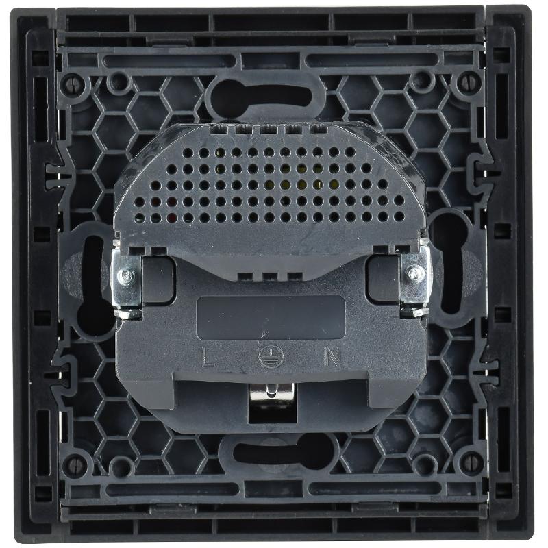 FORTE&PIANO Розетка с заземлением, со шторками в/к 16А USB A+C 18Вт FP347 серый | FP-R14-16-U22-018-K03 | IEK — миниатюра 5