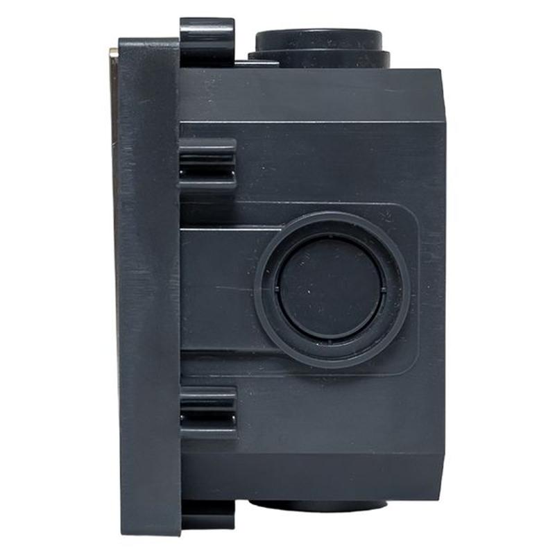 Лючок напольный C-Line 2 IP44 86*86 мм на 2модуля=1пост (с напольной коробкой для установки в фальш-пол и бетон) матовый никель | cl-ln-knl-2 | EKF — миниатюра 17