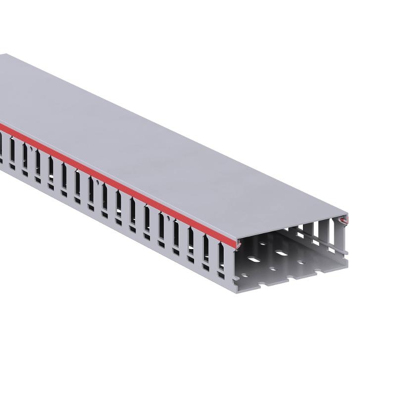 Короб перфорированный, серый RL12 100x40 (ШхВ) зуб - 12мм, паз -8мм  | 00165RL |  DKC — DKC (ДКС)
