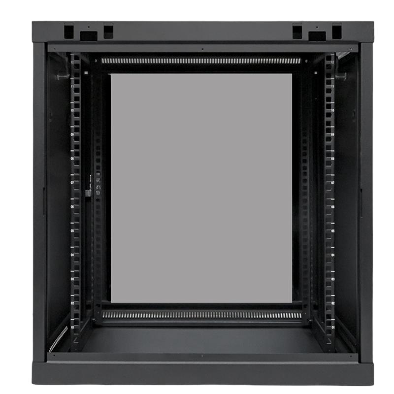 Шкаф настенный 19" TERACOM PRO 12U 600х450 мм дверь стеклянная с замком-ручкой чёрный | TRP-WLL-1264-40B | EKF — миниатюра 30