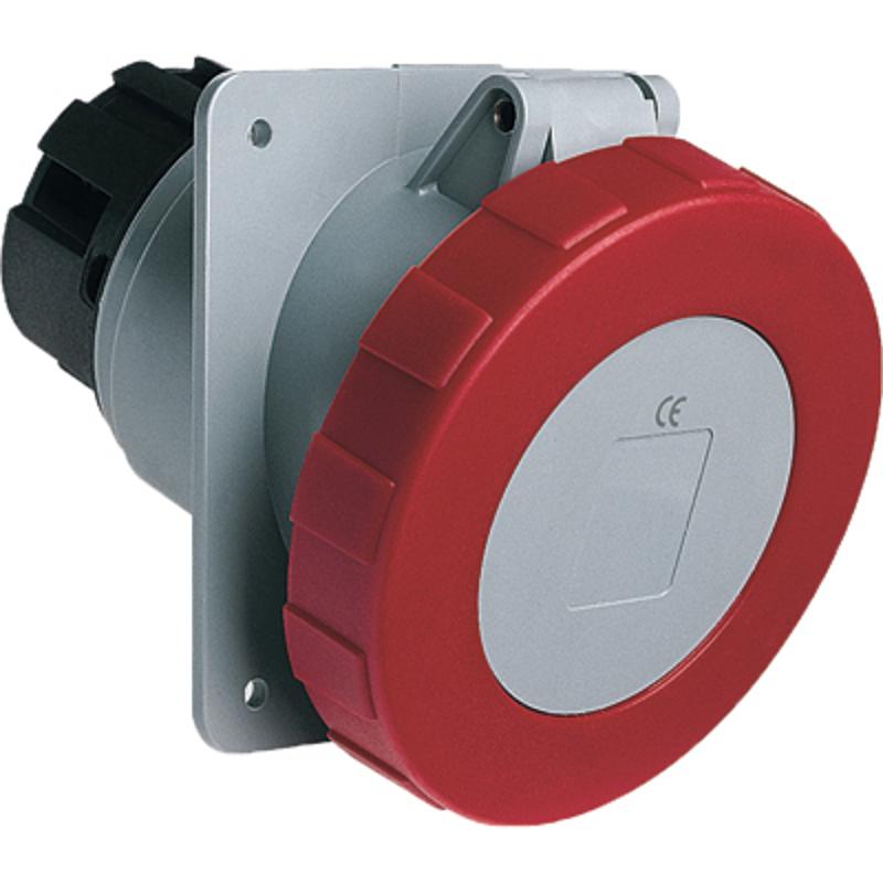 Розетка панельная с угловым унифицированным фланцем 363RAU6W, 63A, 3P+E, IP67, 6ч | 2CMA167452R1000 | ABB — ABB