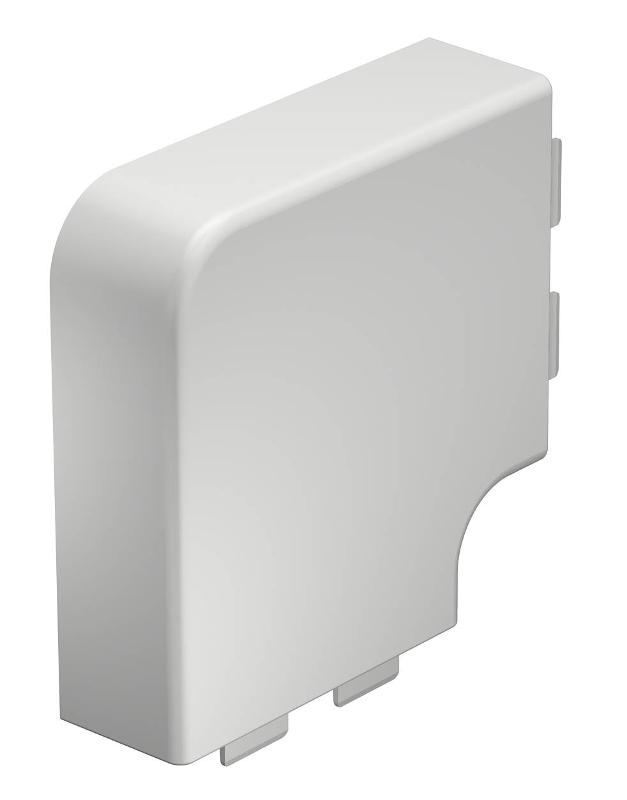 Крышка плоского угла кабельного канала WDK 40x110 мм (ПВХ,белый) (WDK HF40110RW) | 6192874 | OBO Bettermann — OBO Bettermann