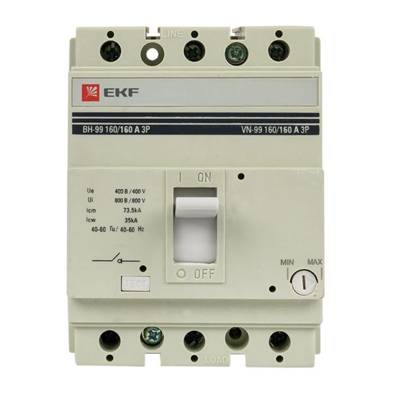 Выключатель нагрузки ВН-99 160/160А 3P EKF PROxima | sl99-160-160 | EKF — миниатюра 5
