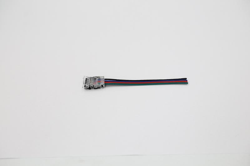 Аксессуар коннектор для светодиодной 4PIN with wire for Varton LED strip RGB 10mm ( strip connection to supply power) | V4-R0-70.0024.STR-0002 | VARTO — VARTON