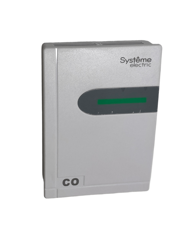 Датчик CO, для гаражей, 100PPM 4…20мА(3-пров)/0…10В цв.индикатор ~18…30В/=18…30В | SGCMP | SE — фото 1 | Sento
