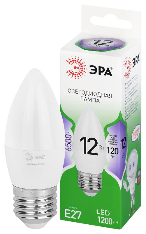Лампа светодиодная  GREEN LINE LED B35-12W-865-E27 GL E27 12 Вт свеча холодный свет | Б0067127 | ЭРА — ЭРА (Энергия света)