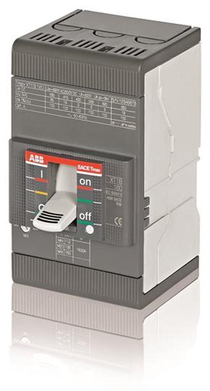 Выключатель автоматический XT1B 160 TMD 160-1600 3p F F | 1SDA066809R1 | ABB — ABB